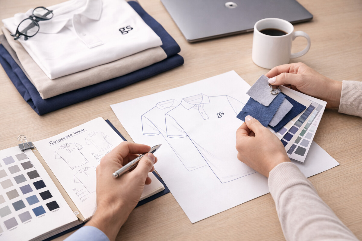 gegenstrom design-prozess – entwurf und stoffauswahl
